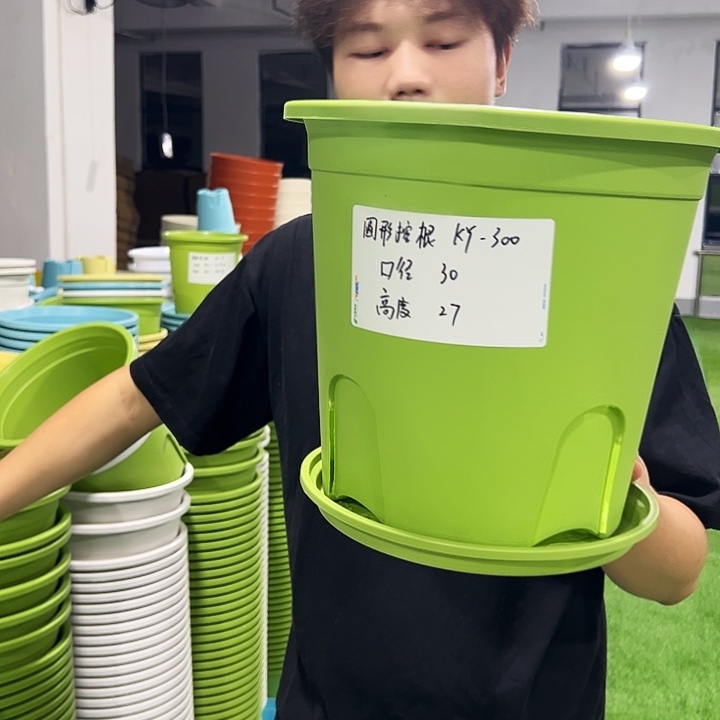 正品圆控口30高27果绿色4支带托