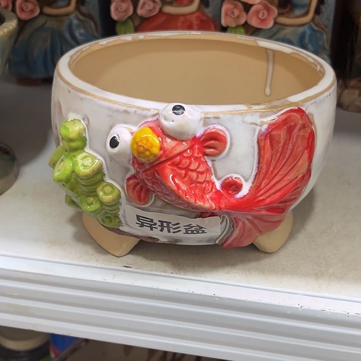 粗陶材质多肉花盆