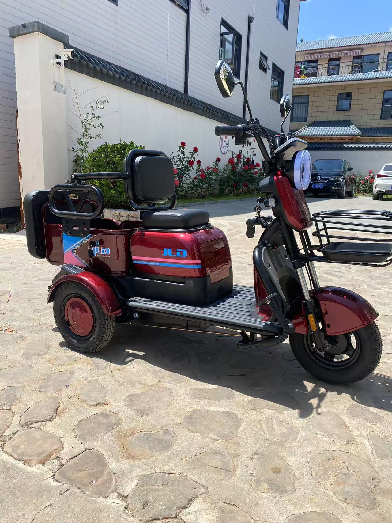 津乐迪（出口外贸版） 客货两用家用电动三轮车翻斗车老年电三轮