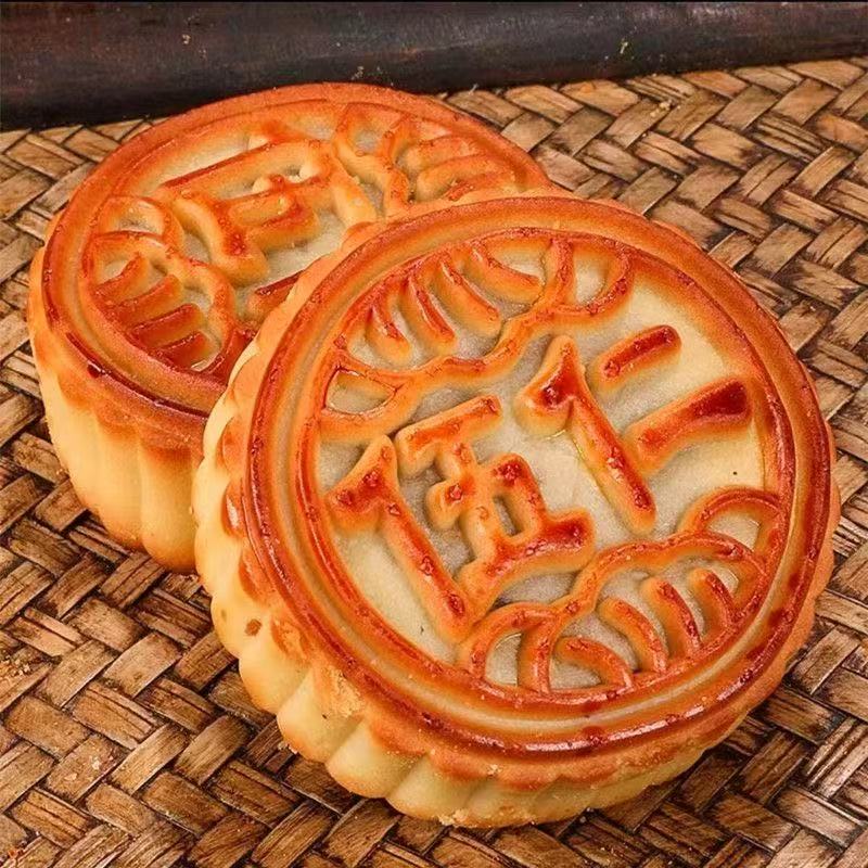 经典老式五仁月饼广式传统口味中秋糕点零食