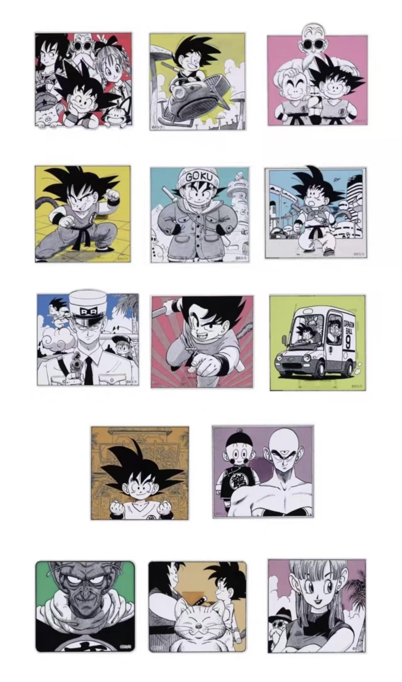 【国现】龙珠 原画 亚克力夹子吧唧 比克大魔王冰箱贴相框