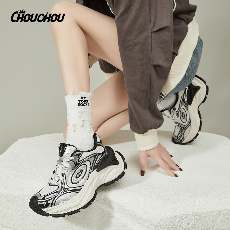 周同学【周杰伦】品牌正品皓月时尚跑步老爹鞋复古休闲鞋龙拳系列