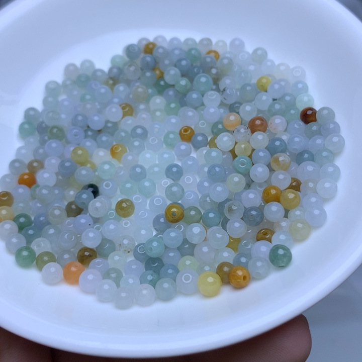 散珠翡翠卡4冰透三彩50个单圈