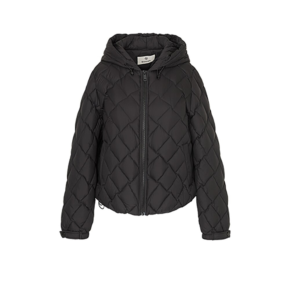 贵姿2025短款云感显瘦连帽羽绒服