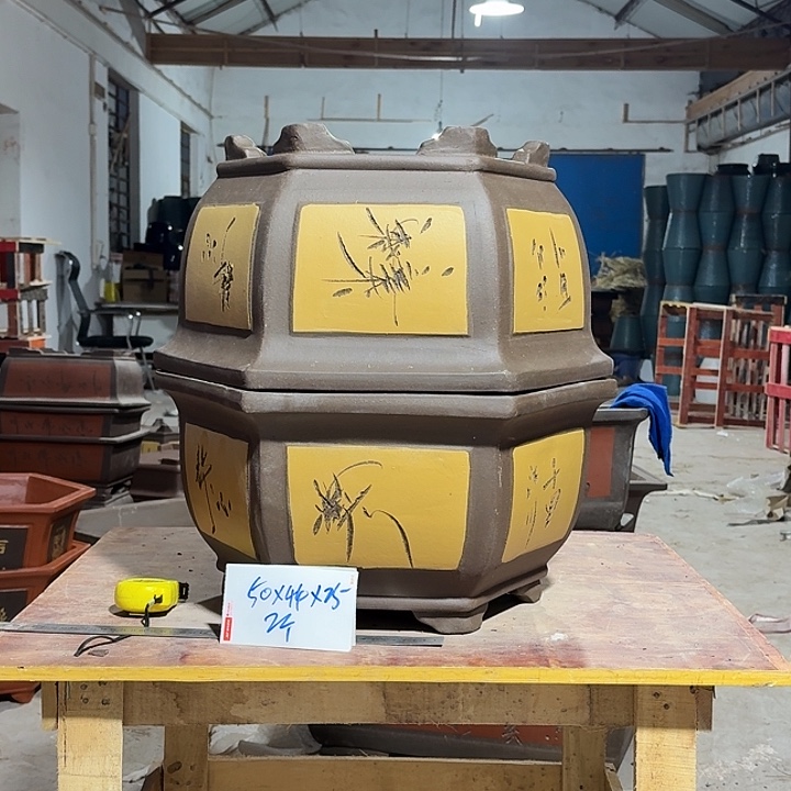 紫砂花盆紫砂花盆