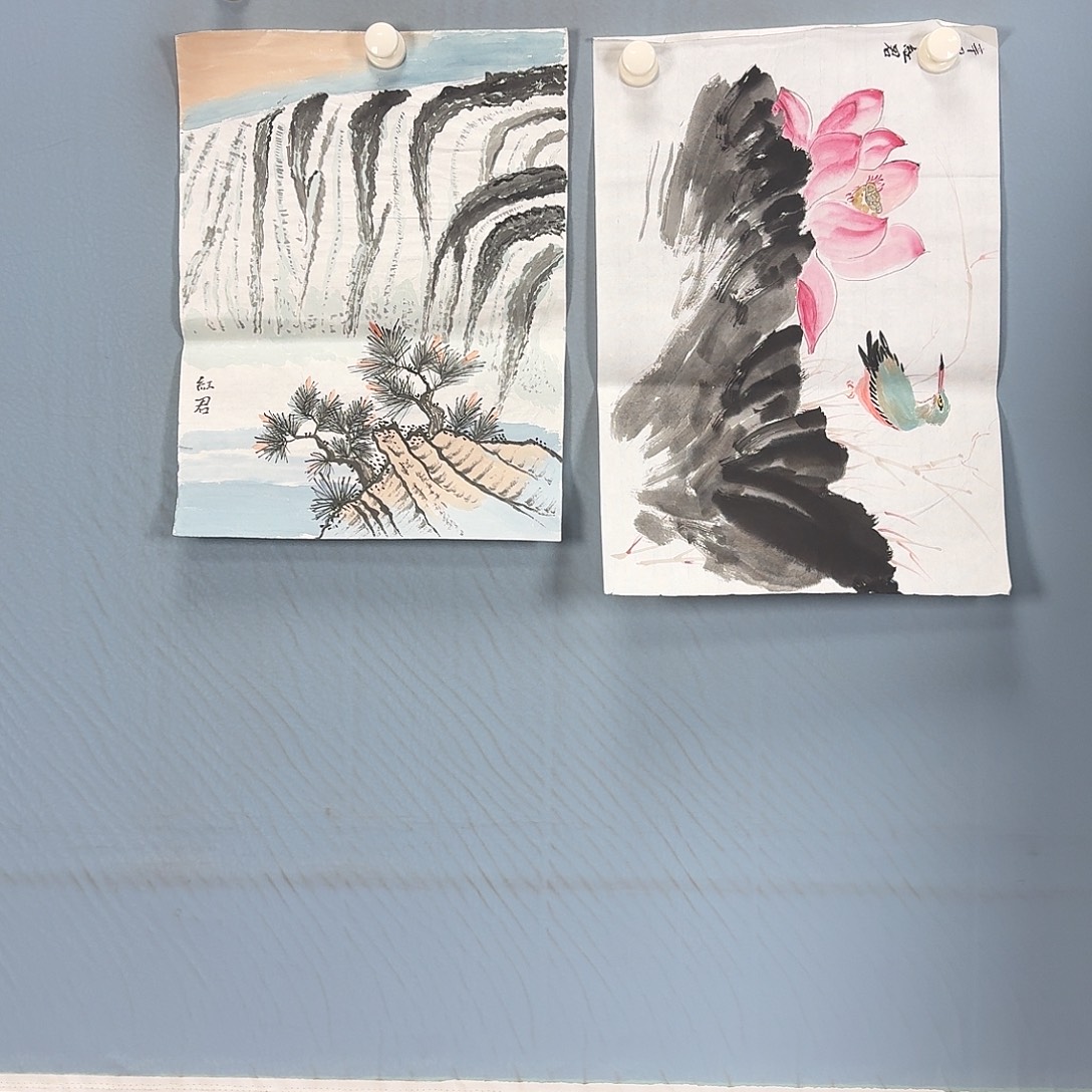 国画262 牡丹一如您的脸颊美丽的