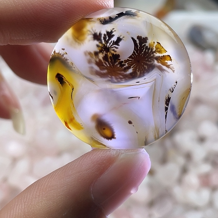 玛瑙/玉髓合金颈饰