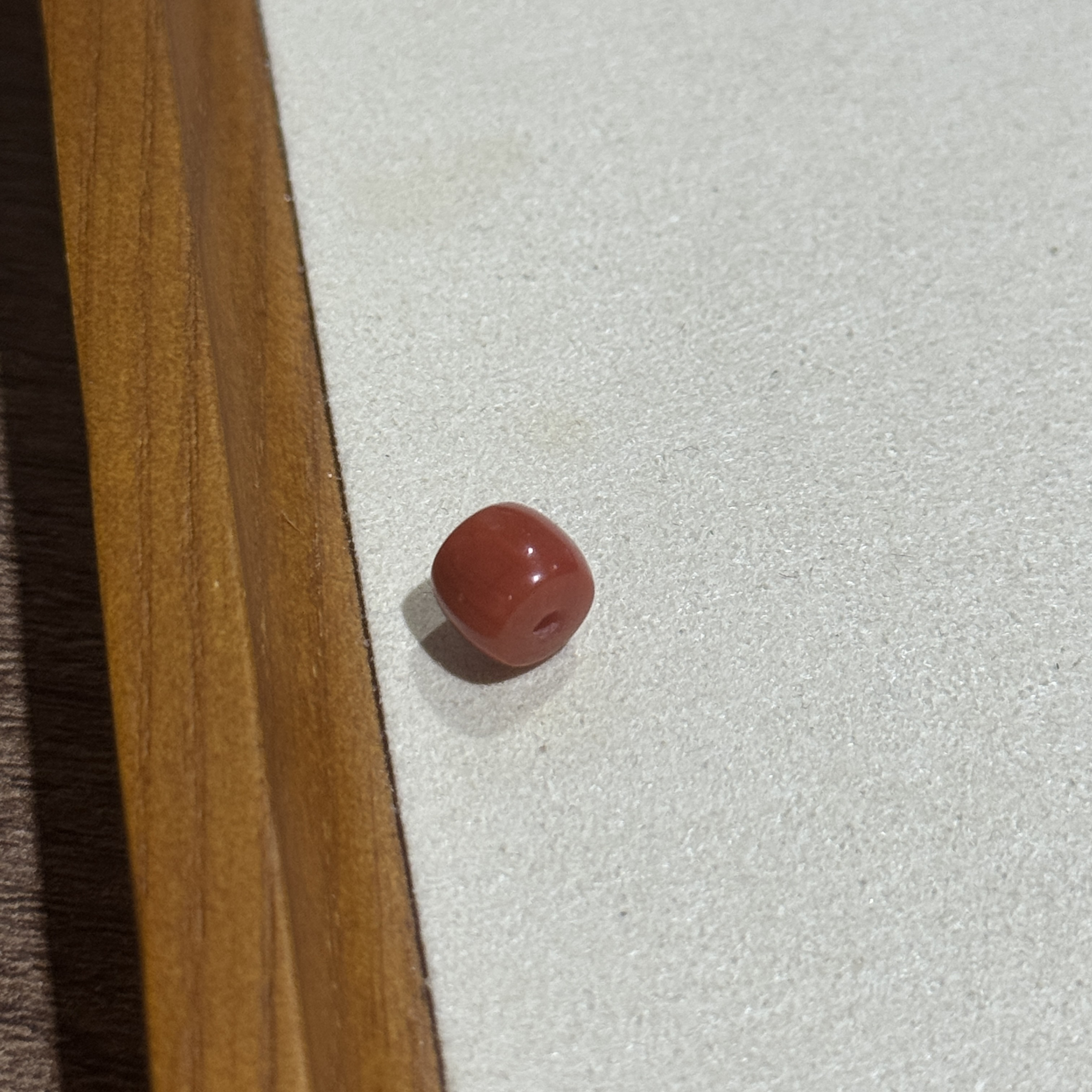 单颗 天然川料南红直切珠多样性随机发一