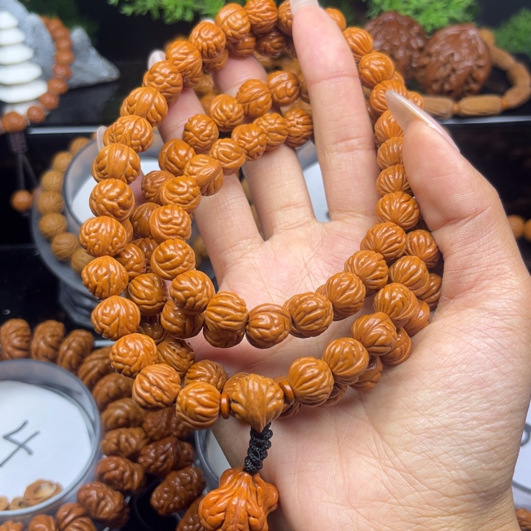 手串桃核用****3桃核脖挂