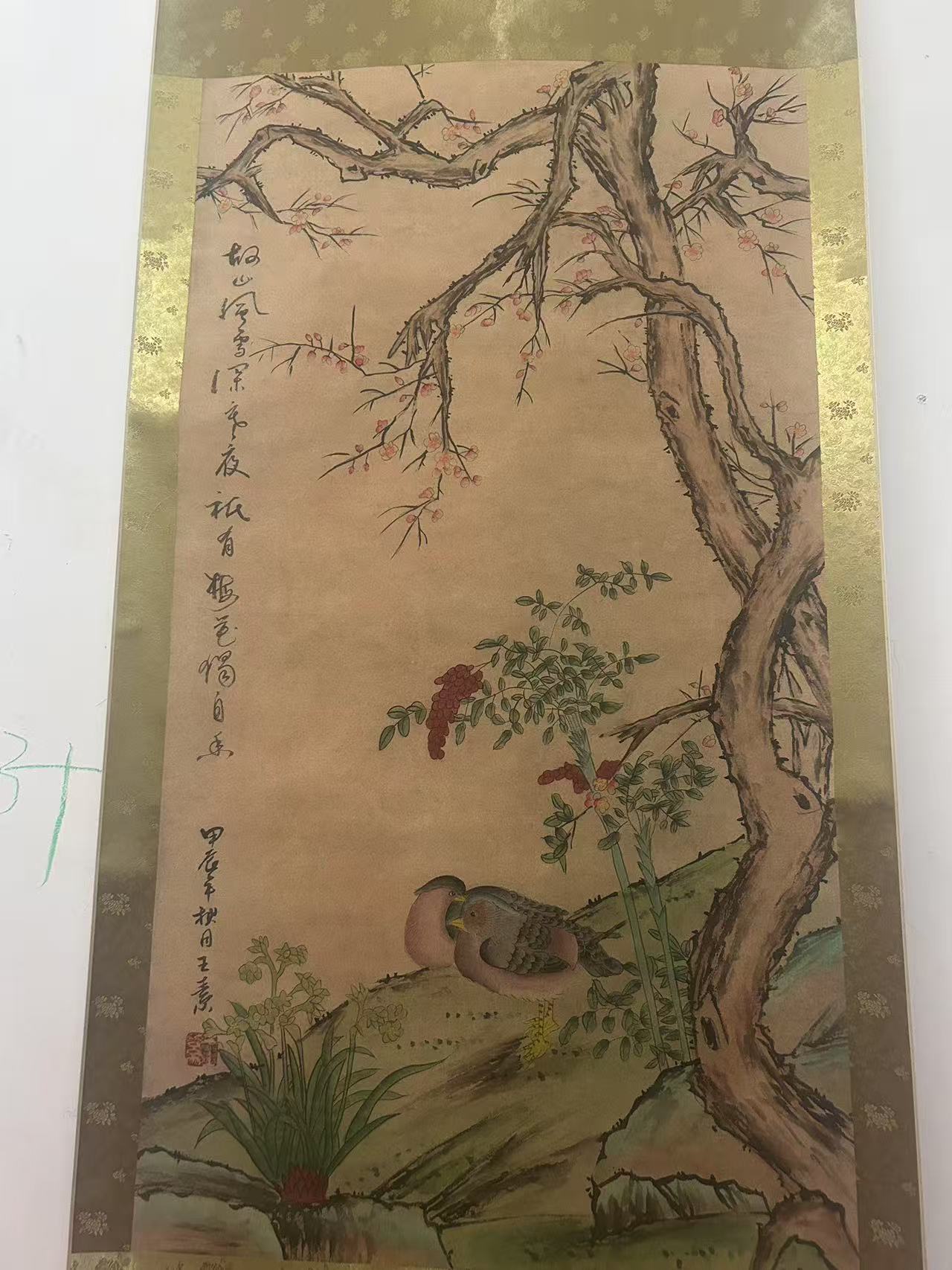 【花鸟图】宣纸精复制营造中式古典书房茶室客厅玄关松弛感