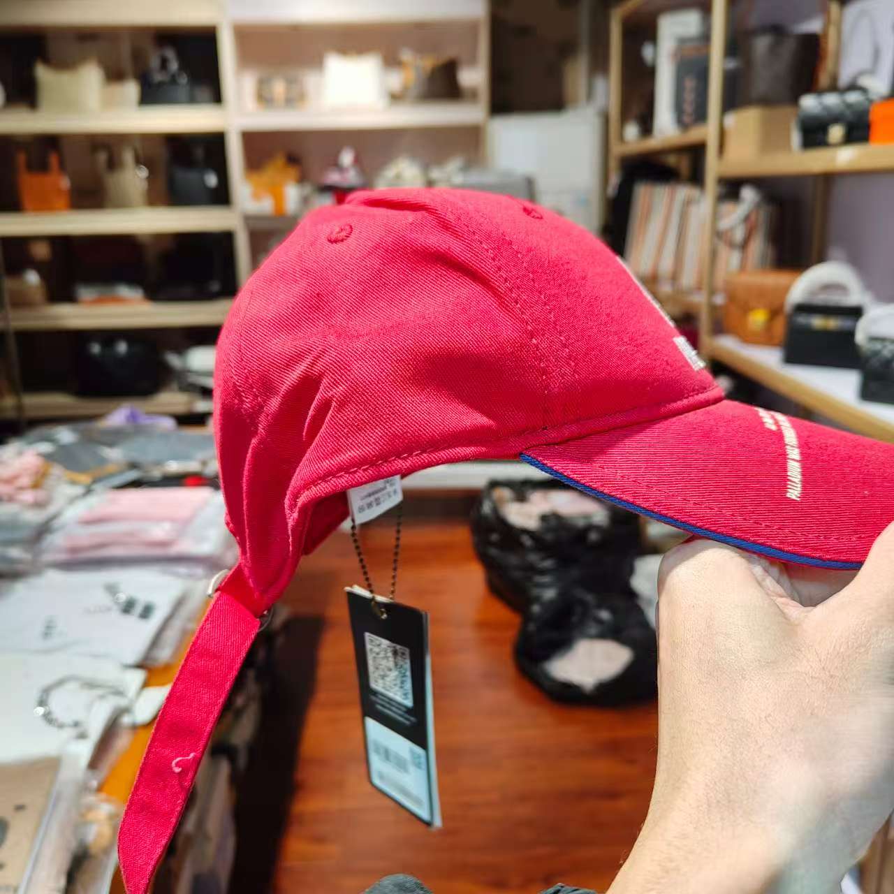 老徐家夏季福利红色棒球帽鸭舌帽