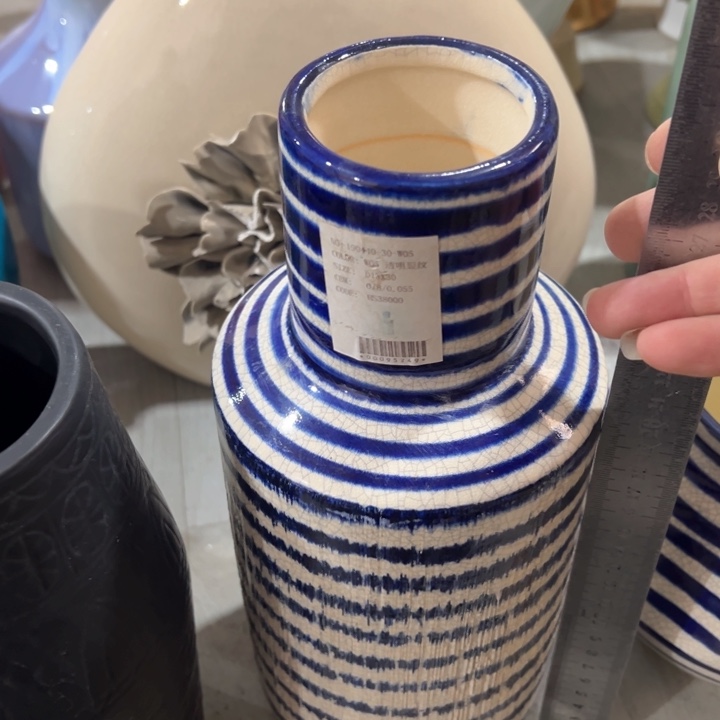 陶瓷花瓶摆件外贸出口微瑕捡漏