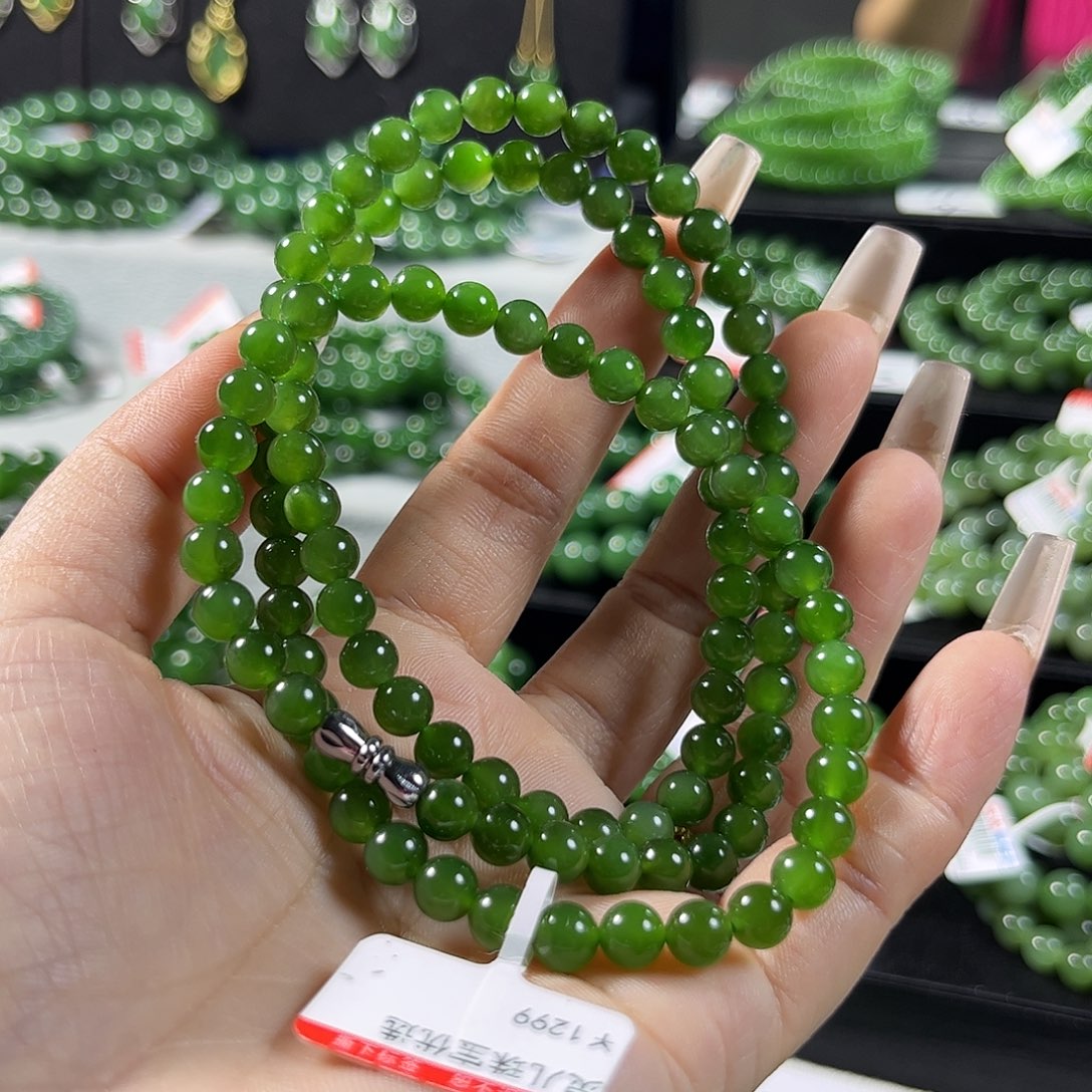 未镶嵌和田玉（碧玉）手链6