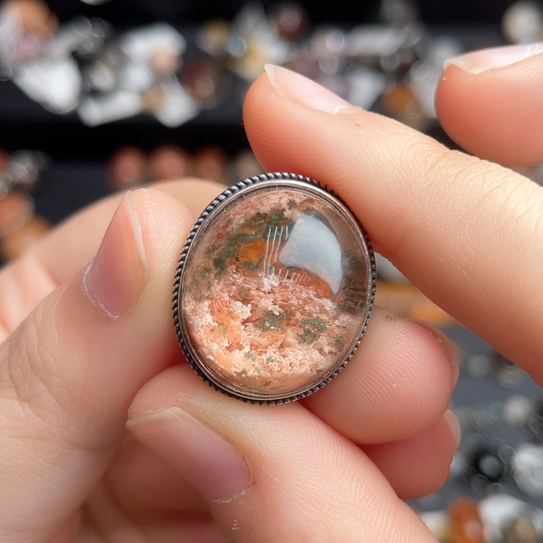 水晶颈饰银S925镶嵌M**?