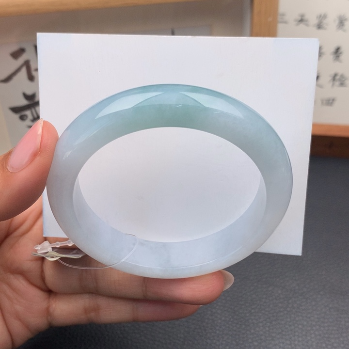 翡翠手镯未镶嵌翡翠手镯55圈口