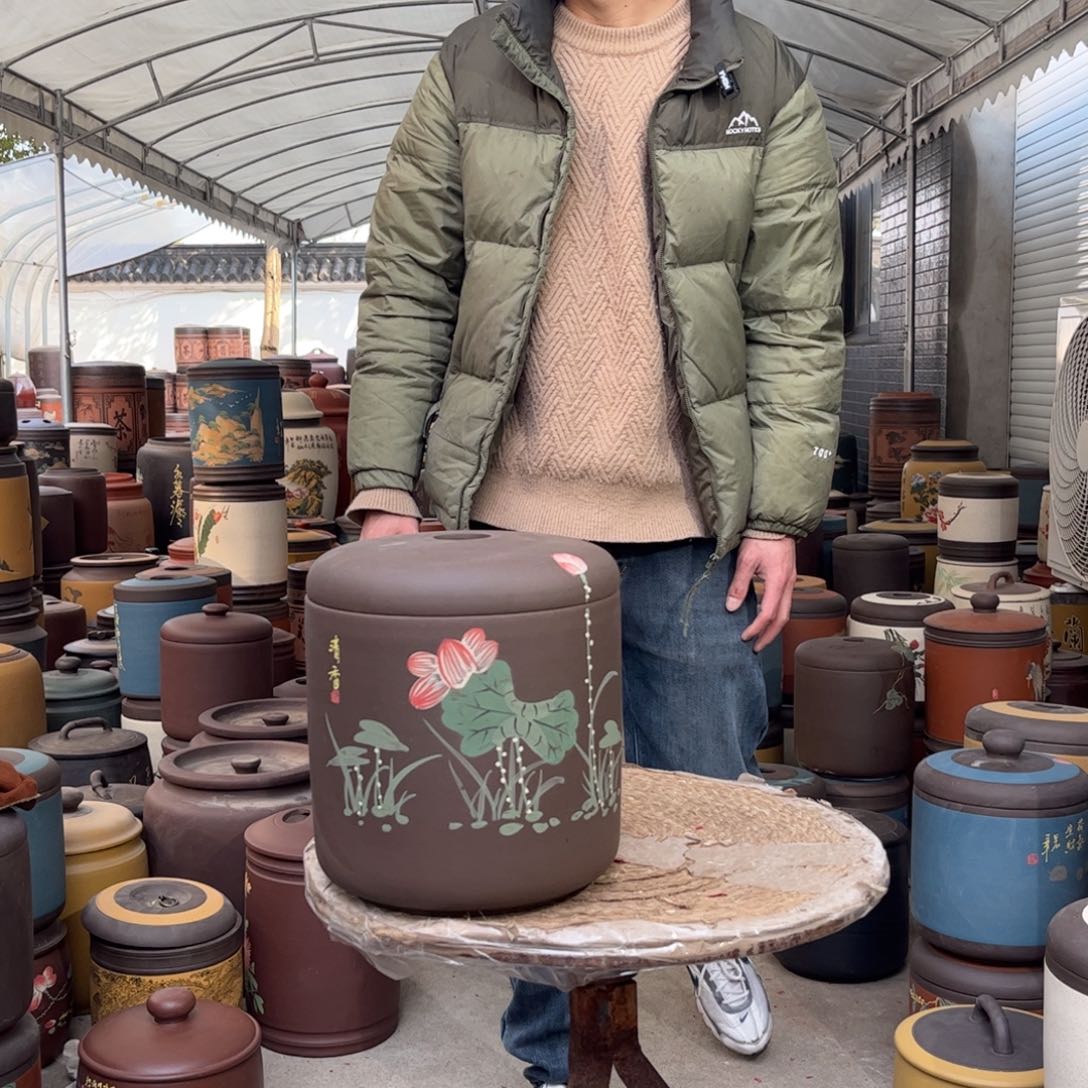 紫砂茶叶罐8 饼茶叶罐