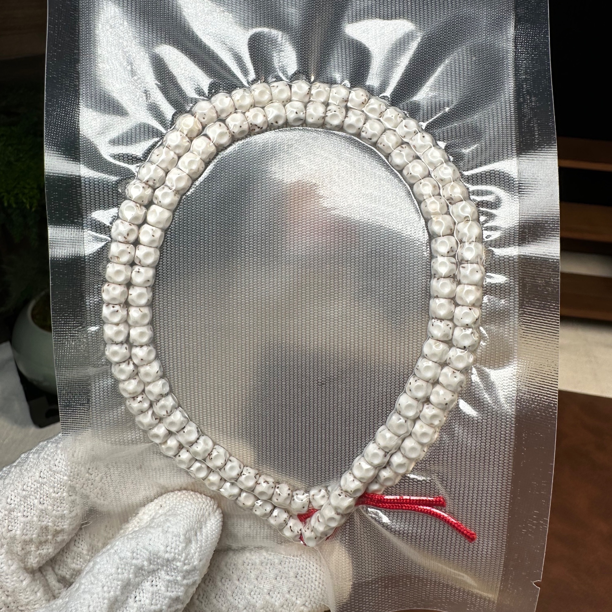 6*5原生态顺白无相星月菩提108长串