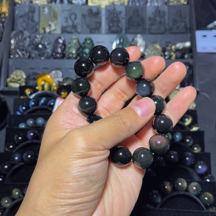 *****黑曜岩未镶嵌珠宝奇石