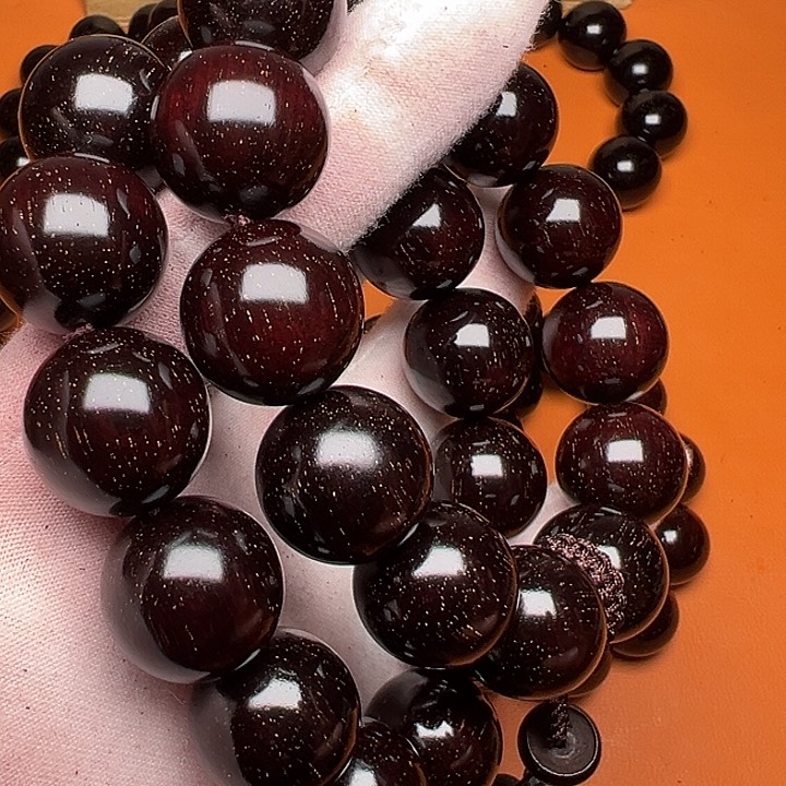 小叶紫檀手串/手链小叶紫檀1.8/13颗满星毕业