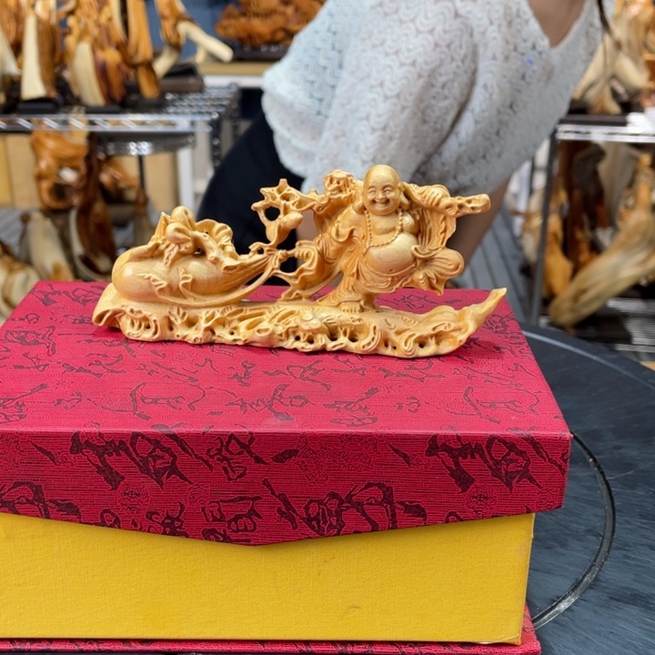 柏木（崖柏）车摆件