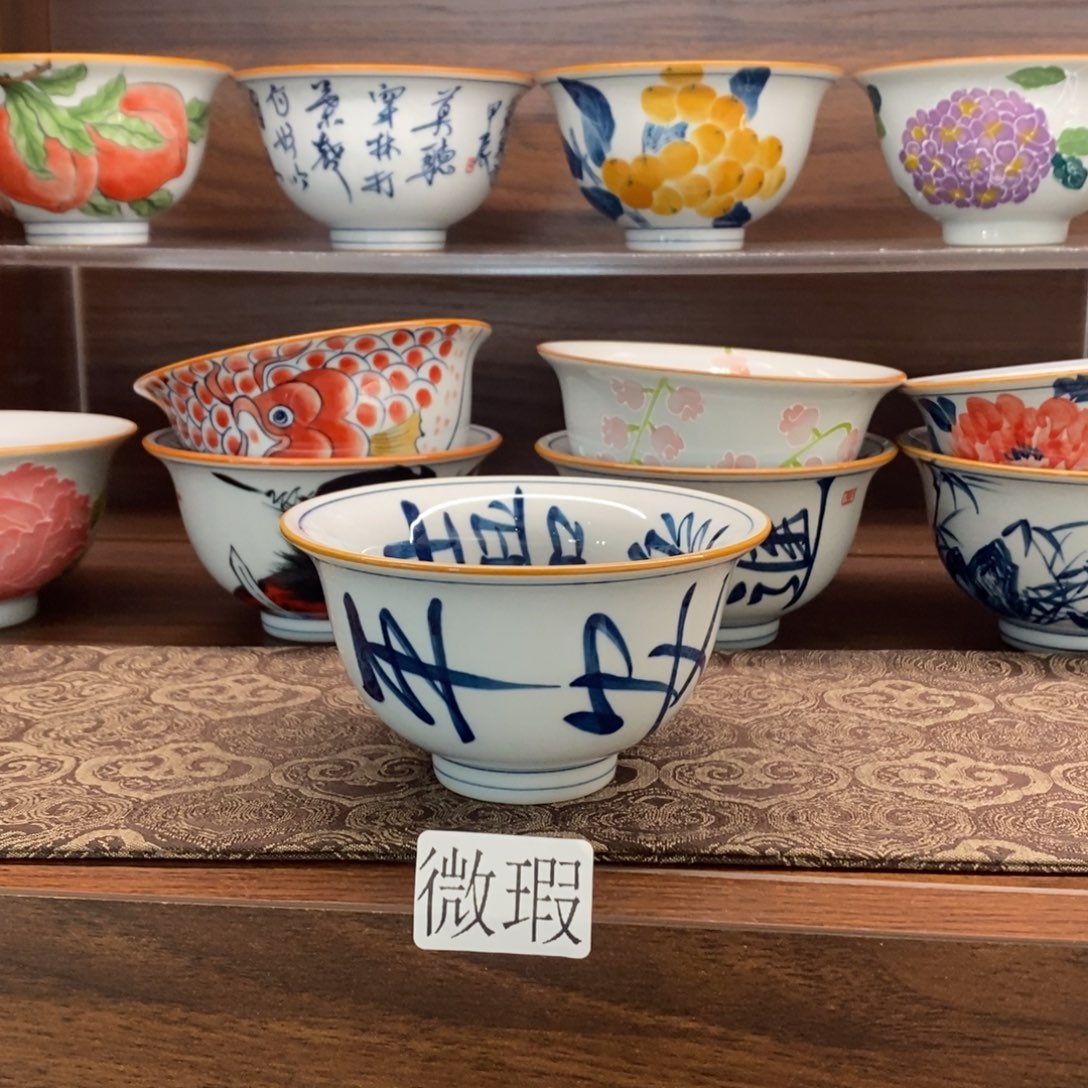 釉下彩手工绘制手工绘制