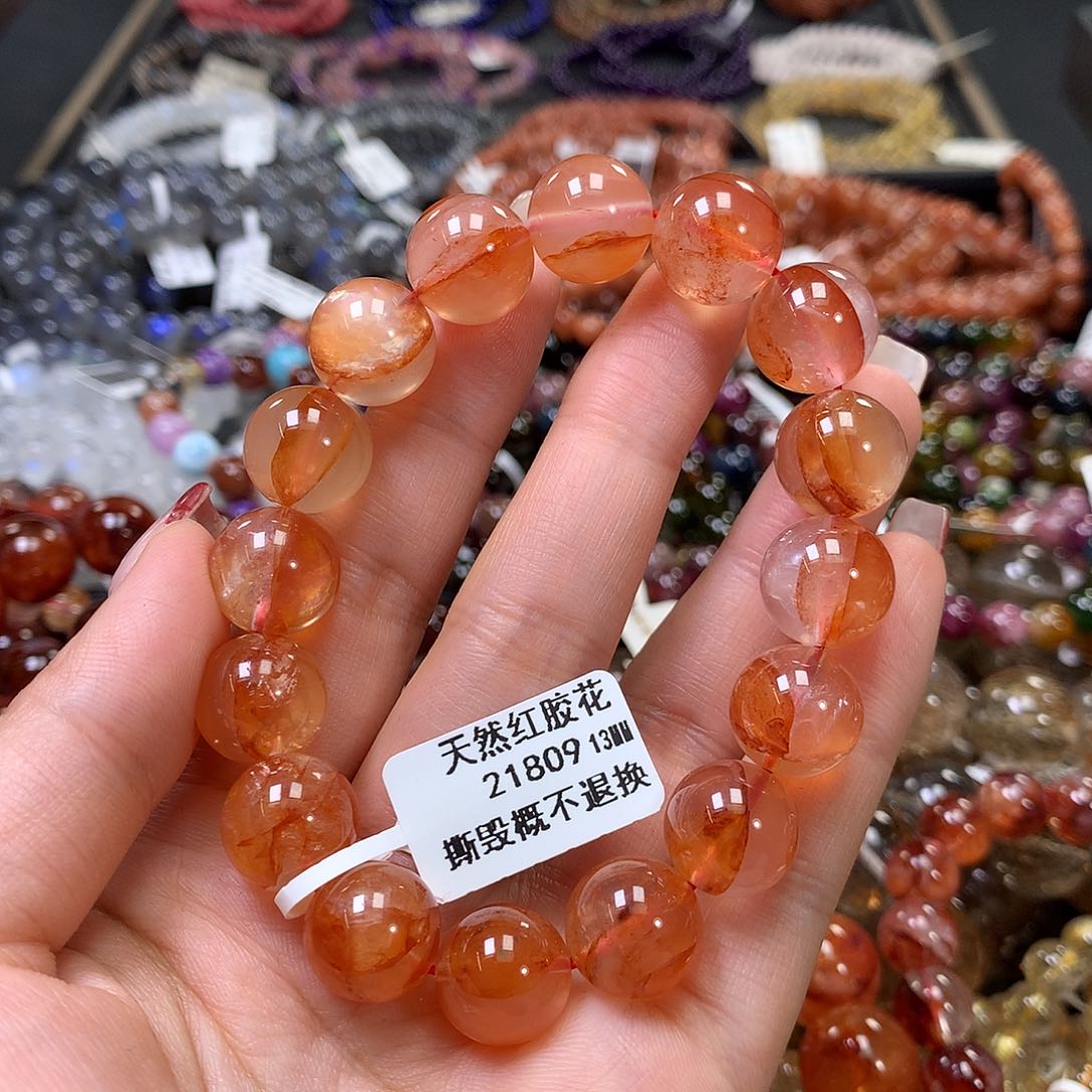 水晶手链未镶嵌，