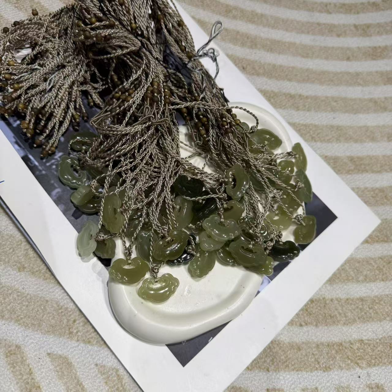 【A307】和田玉锁吊坠(多样性发一）