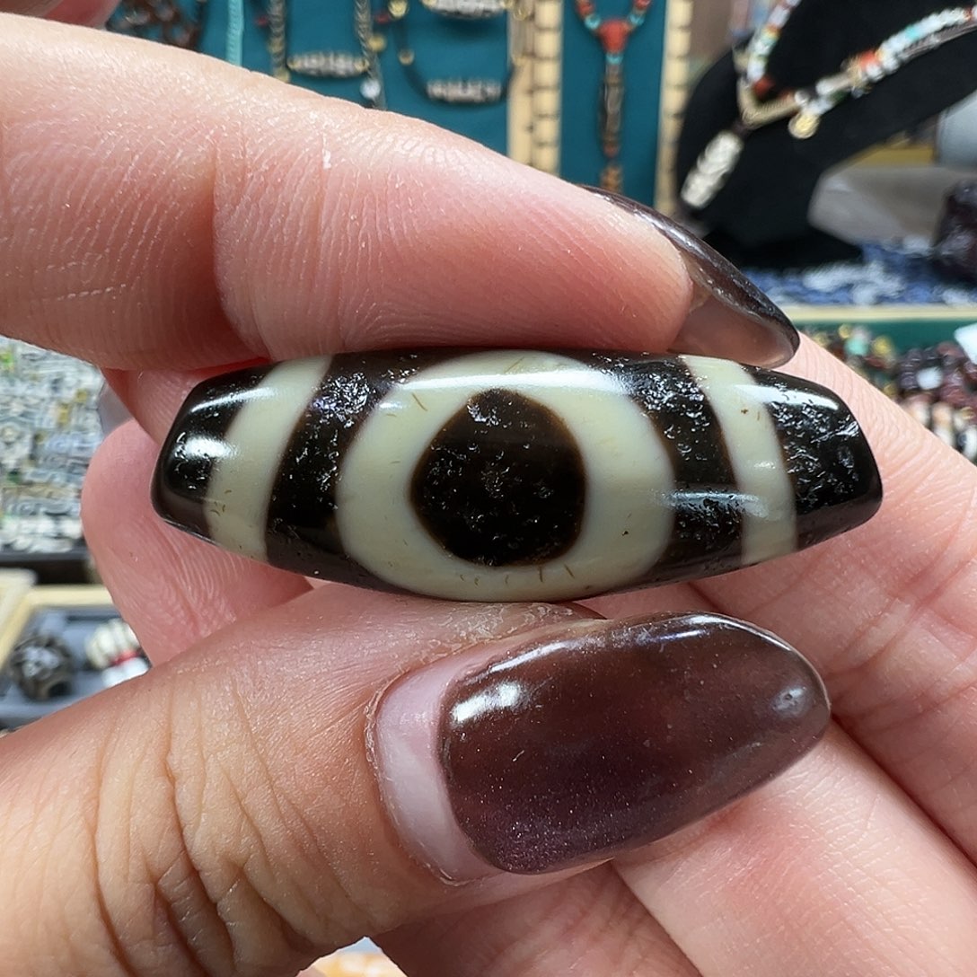 玛瑙/玉髓未镶嵌珠宝半成品老冯至纯牛角天地