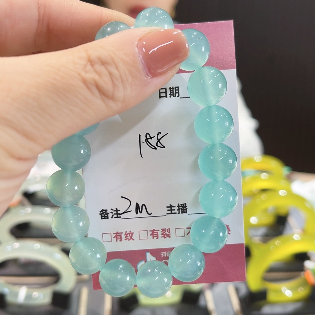 蛇纹石玉手链未镶嵌Z***m
