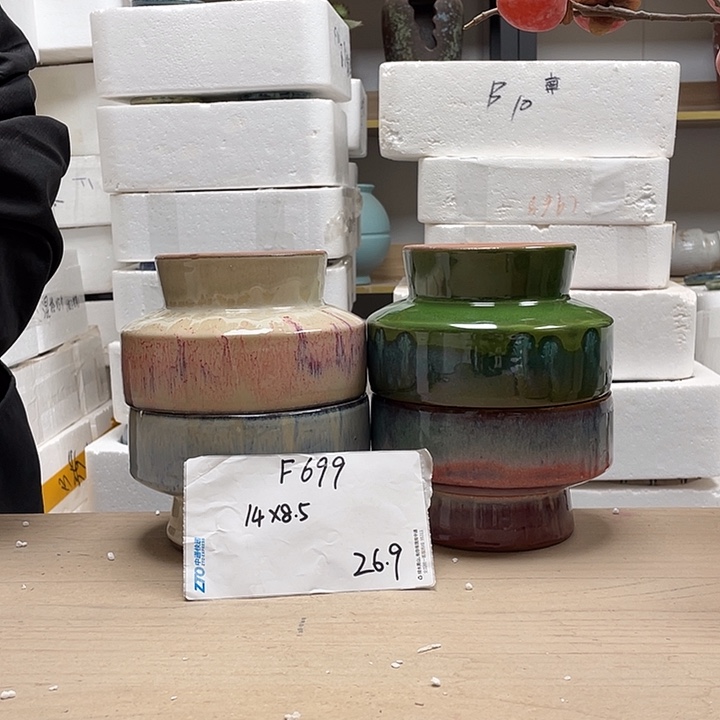 粗陶多肉花盆微瑕699