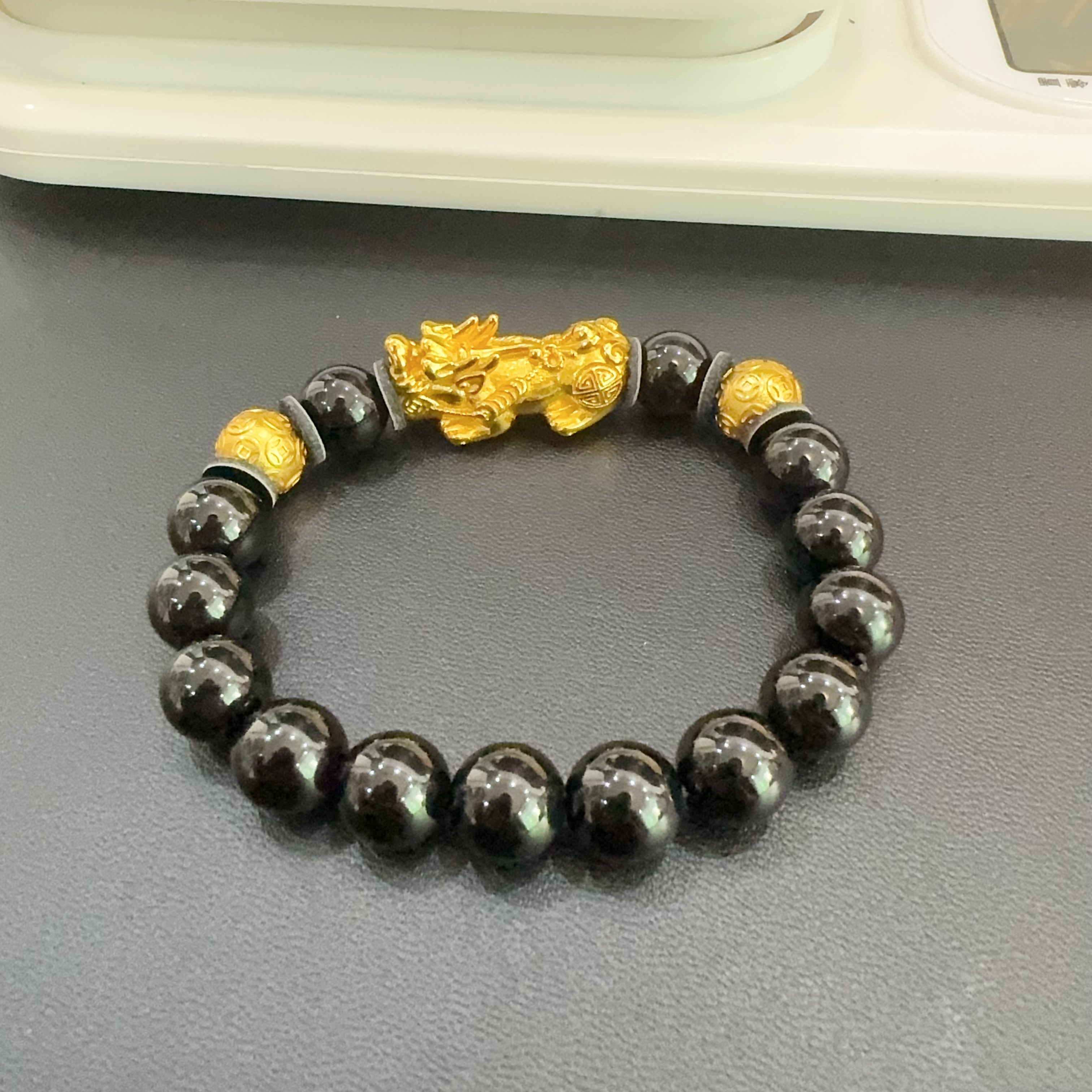 合金手链 独家款 火烧材质貔貅2.8cm重13克手链