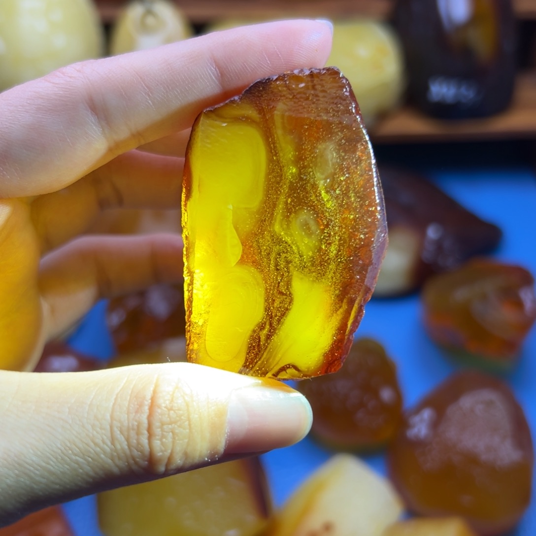 定制琥珀未镶嵌琥珀蜜蜡