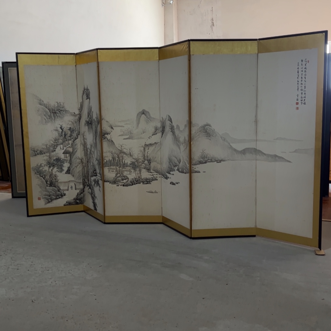 绘画热门火爆屏风框画