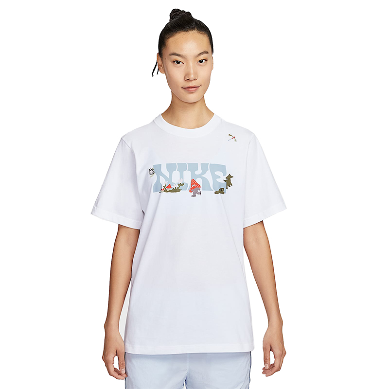 【流光风】【户外百搭】nike耐克夏季女子运动休闲短袖T恤IF0607-100