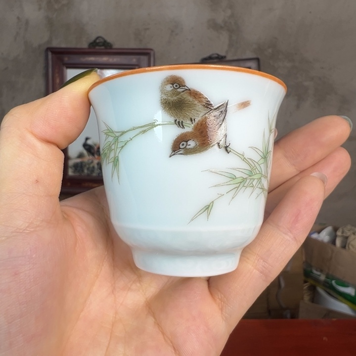 陶景德镇陶瓷主人杯