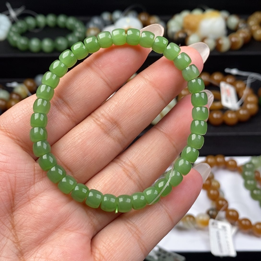 和田玉手串未镶嵌