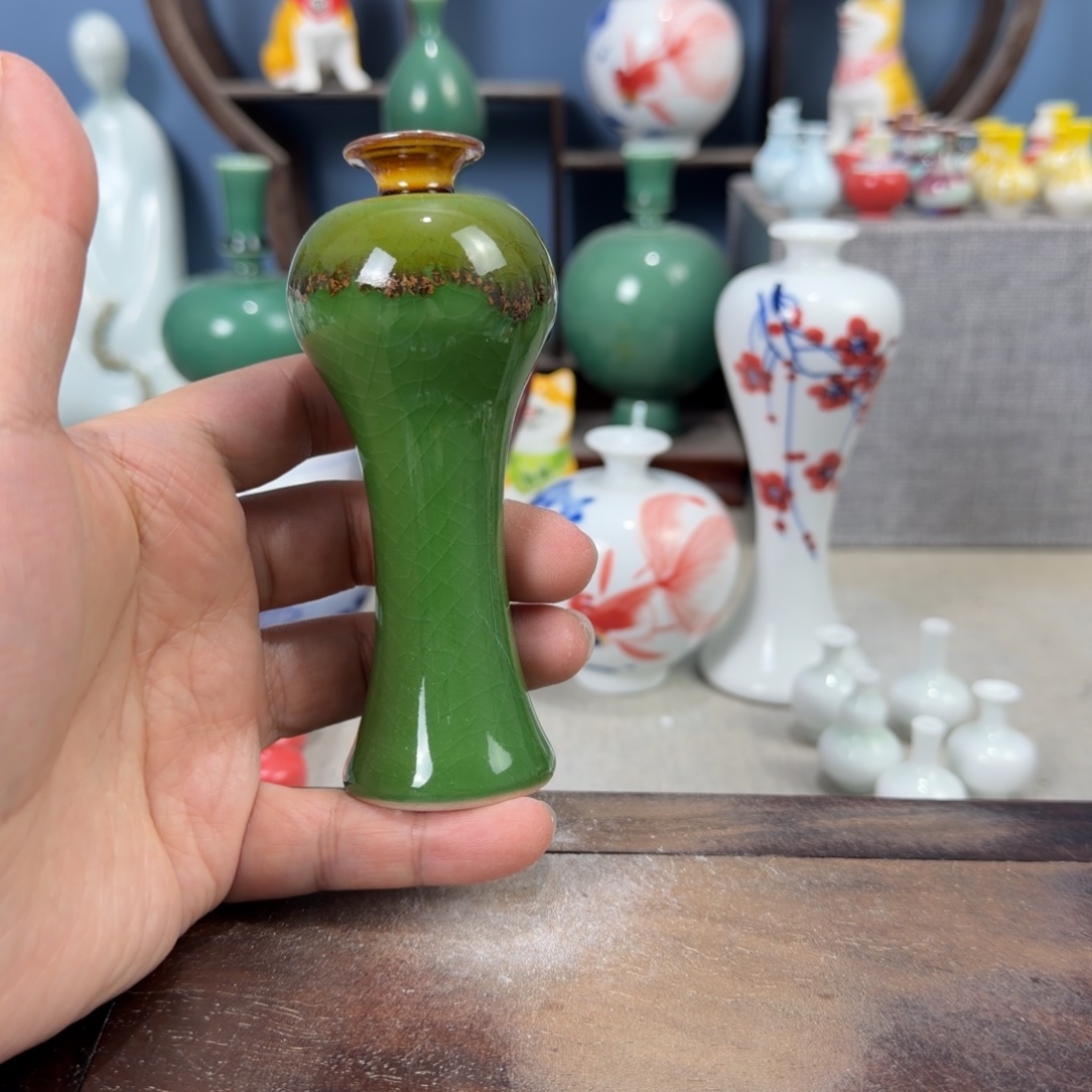 陶瓷手工小花器摆件