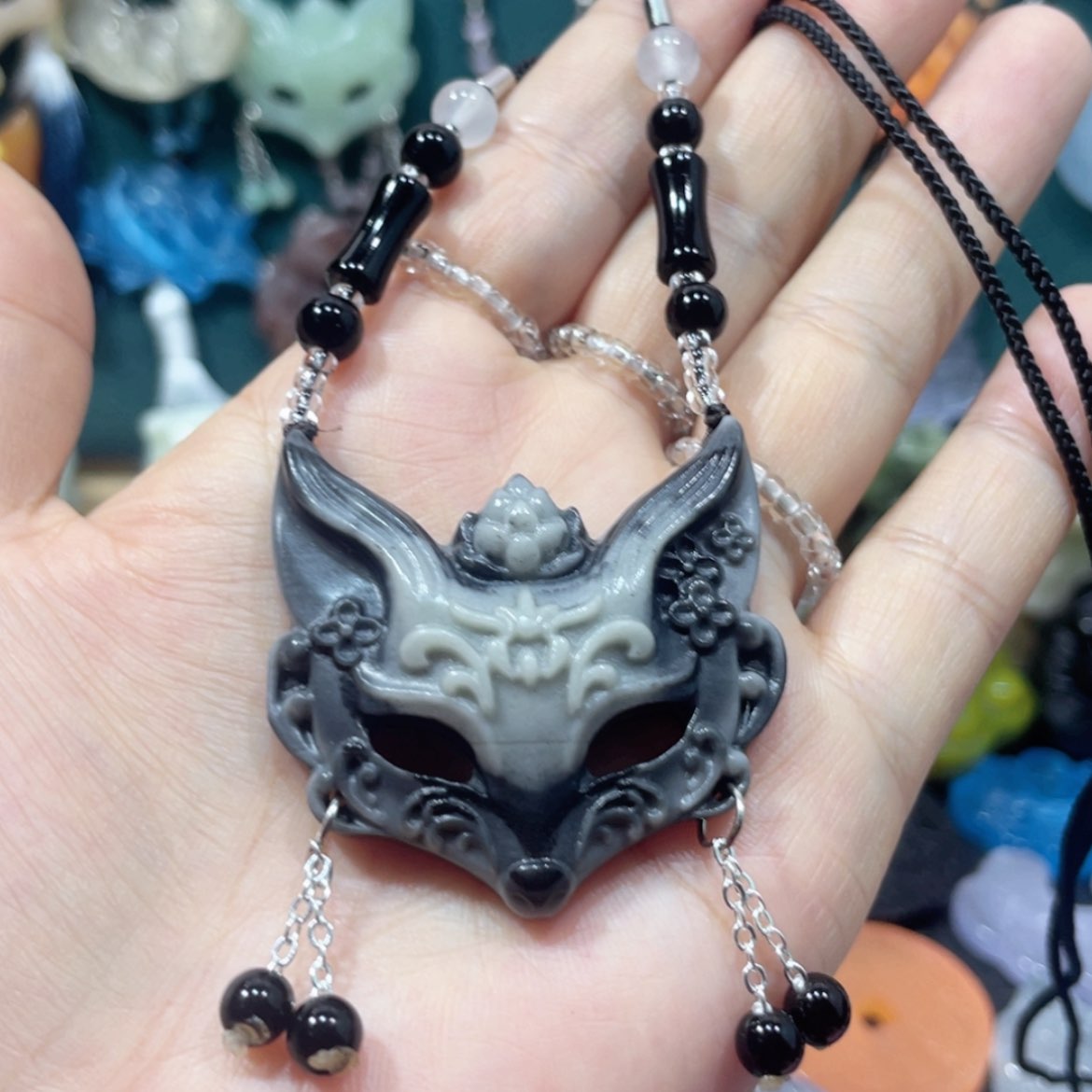 【闪购商品】未镶嵌岫玉颈饰3项链