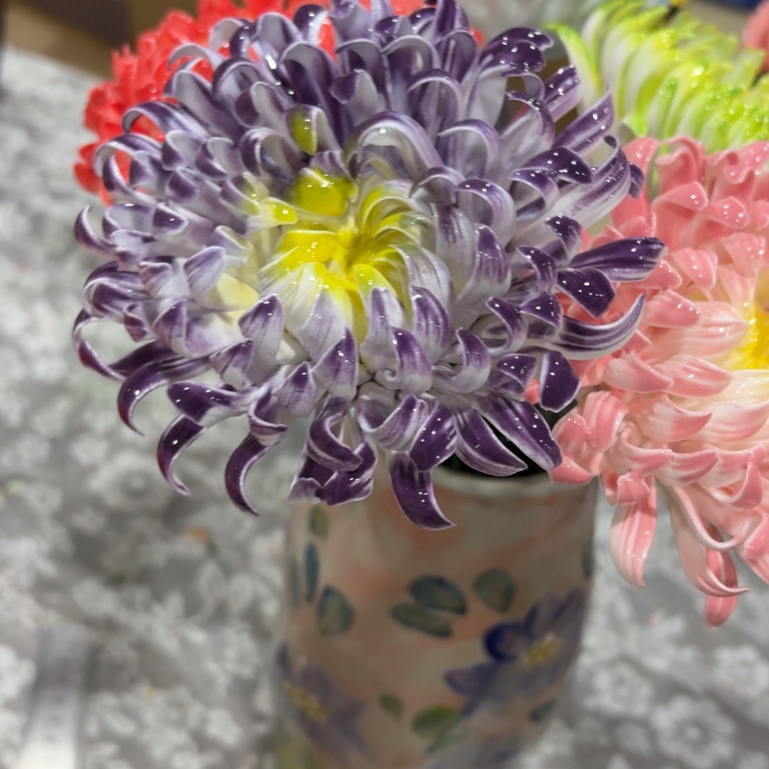 陶瓷花，拍满20发货，退款拉黑