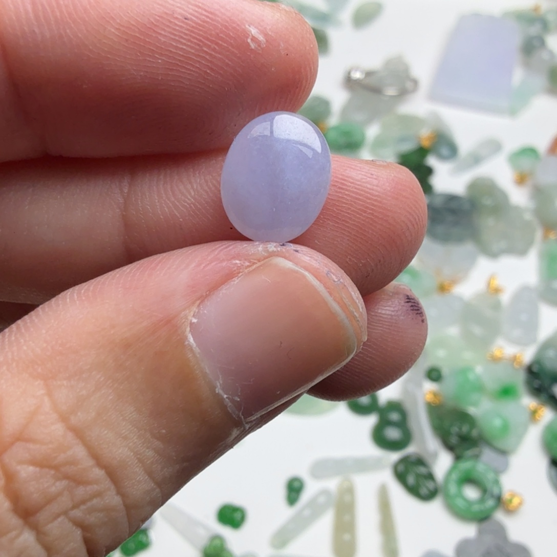 翡翠未镶嵌颈饰154