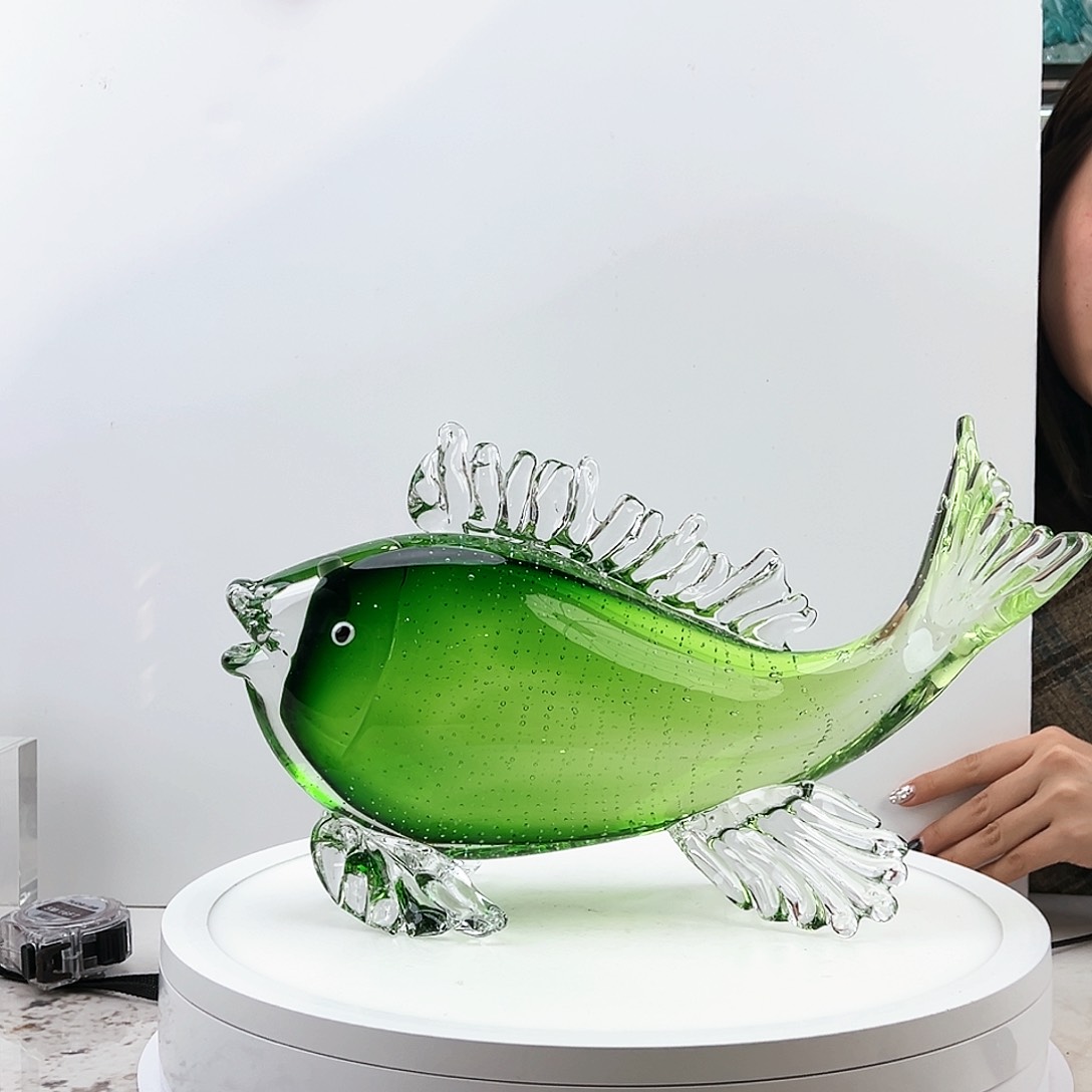 茶盏琉璃水晶摆件