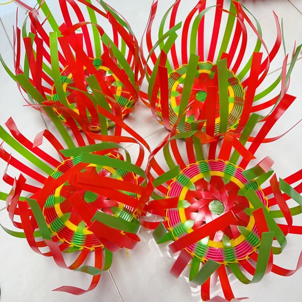 【小雪】半成品底手工编织篮子半成品纯手工家用藤编圆形菜蓝子