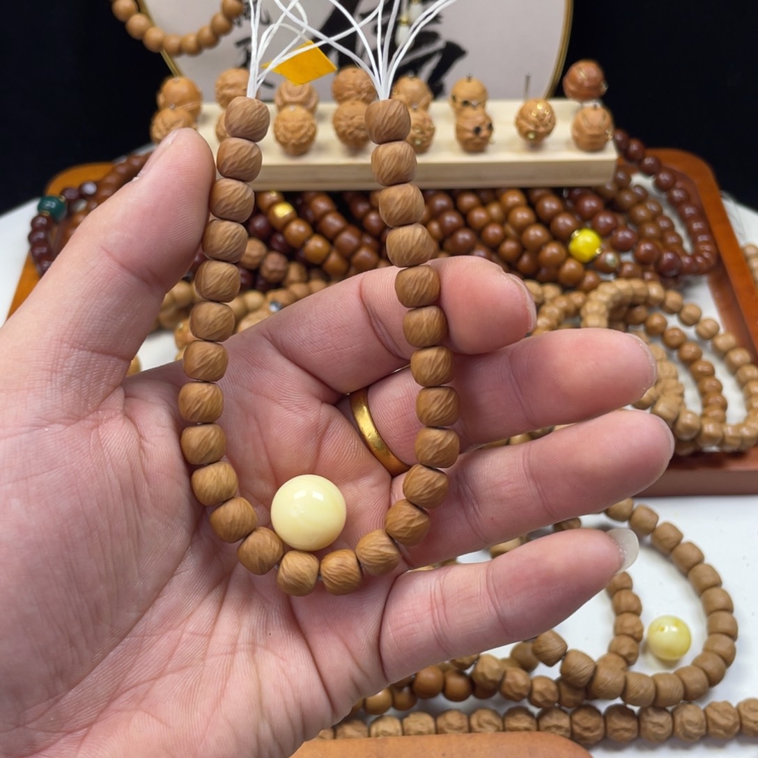 猴头核桃手串全品反油款9.0手工云锦10号