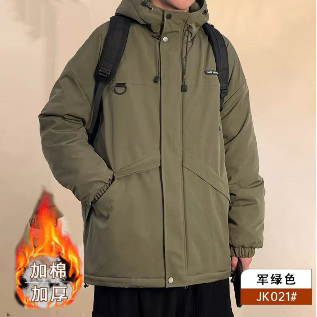 情侣棉衣男款秋冬季青少年韩版潮流宽松棉袄子2025新款防寒棉服女