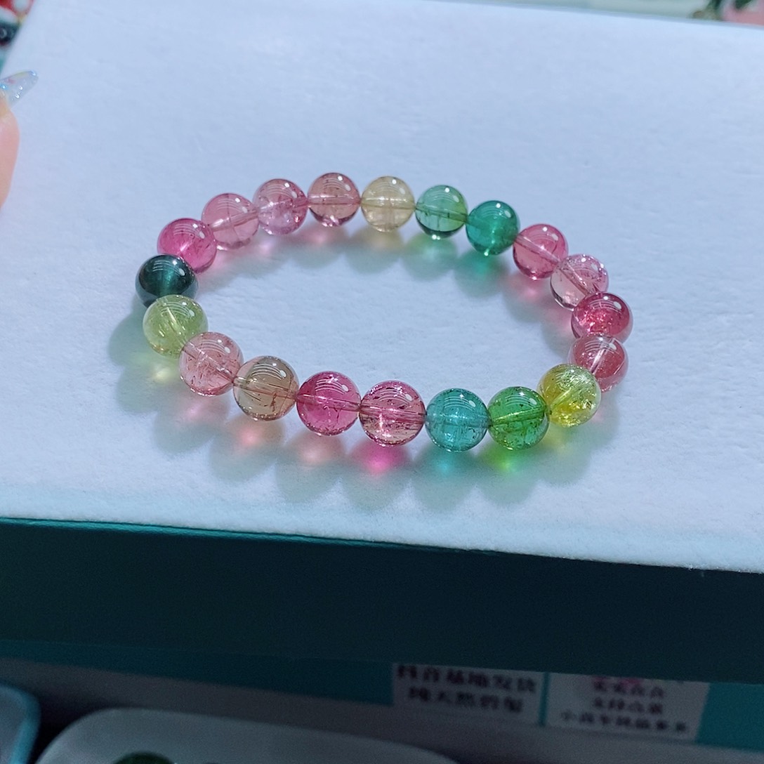 手链未镶嵌碧玺9.5mm左右