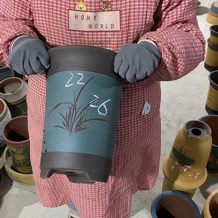 紫砂花盆紫砂花盆