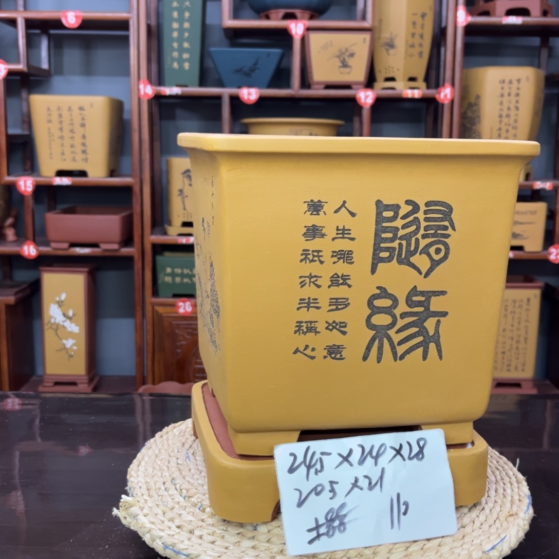 紫砂花盆紫砂花盆