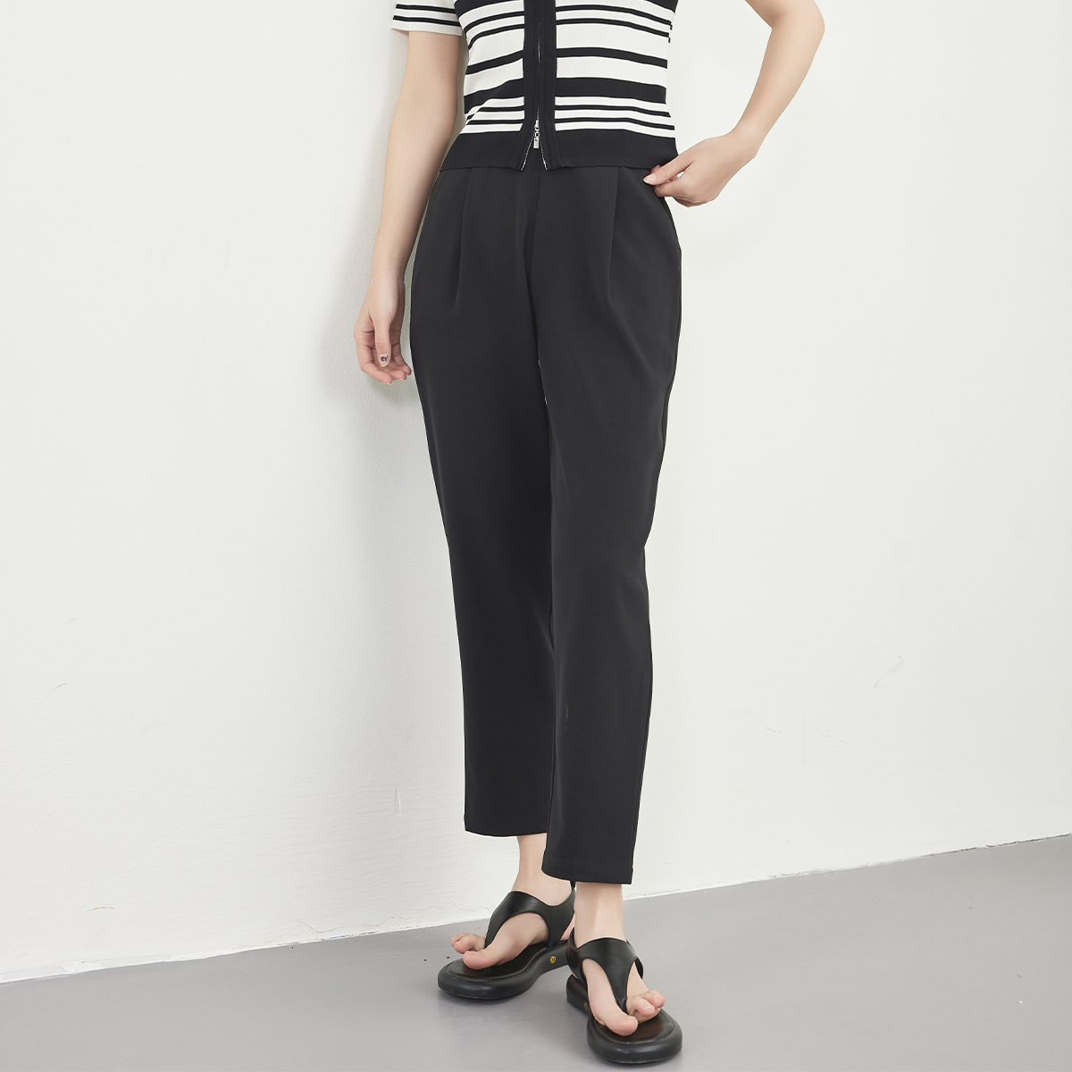 佳人苑休闲裤夏季新款J427025