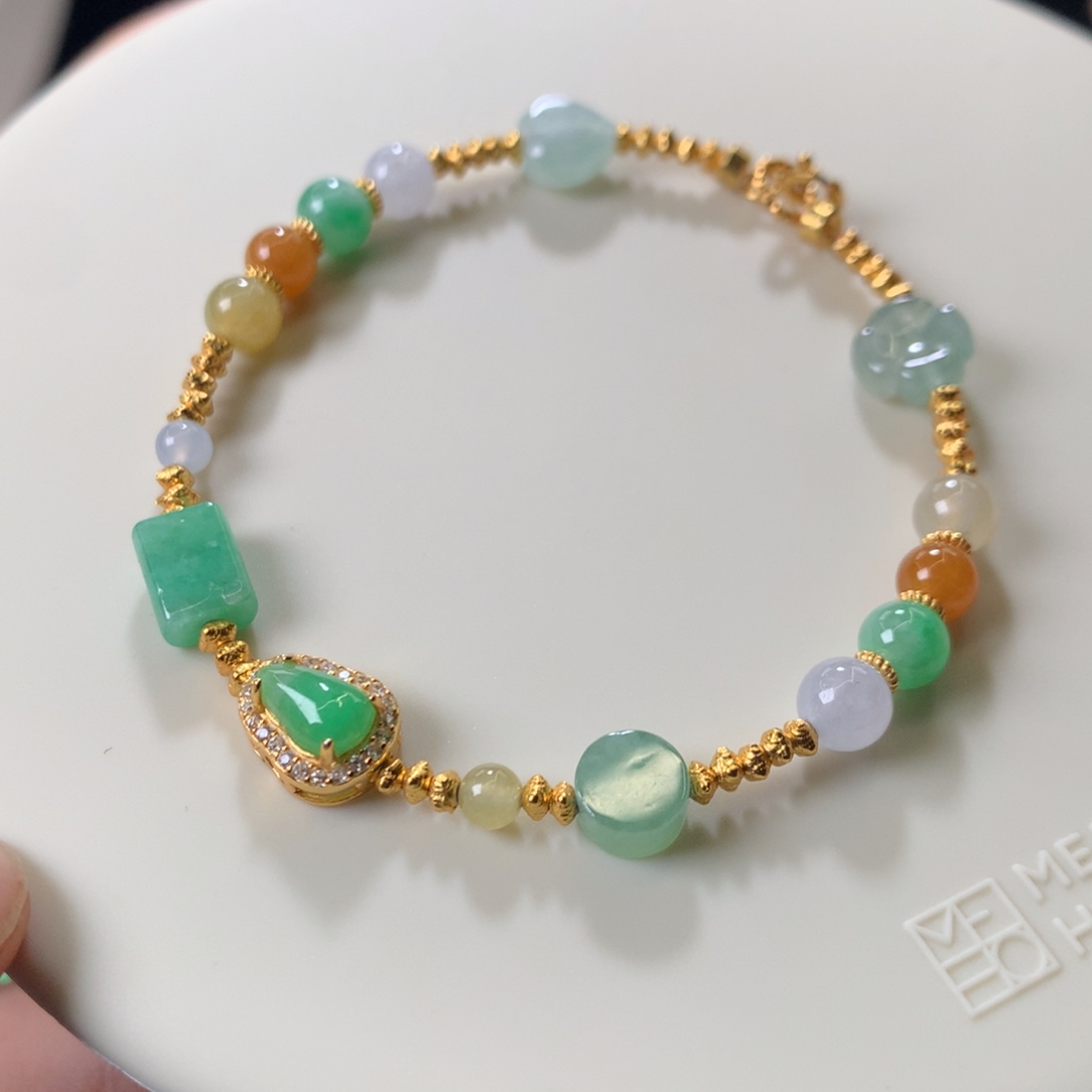 翡翠散珠天然翡翠