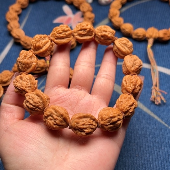 文玩核桃手串小金蟾